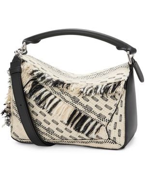 Loewe X Albers Puzzle Top-Handle Bag - Metallic