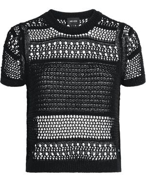 ME+EM Open-Stitch Baby T-Shirt - Black