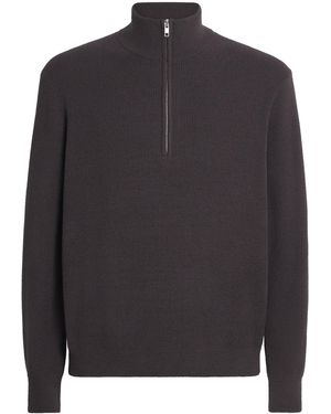 NN07 Quarter-Zip Danny Jumper - Grey
