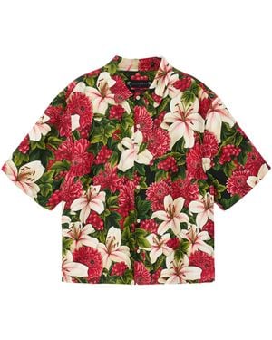 AllSaints Floral Hokkaido Shirt - Red
