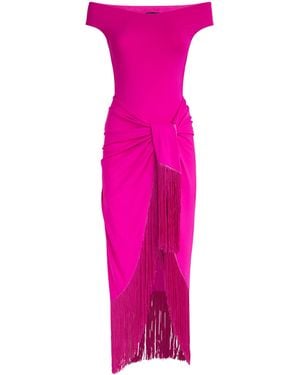 Taller Marmo Pareo-Detail Romy Swimsuit - Pink