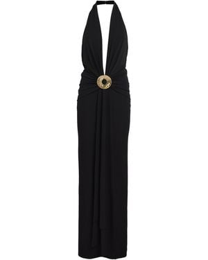 Cult Gaia Plunge-Neck Chii Maxi Dress - Black