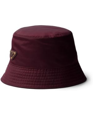 Prada Re-Nylon Bucket Hat - Red