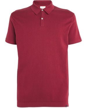 Derek Rose Sea Island Cotton Jacob Polo Shirt - Red