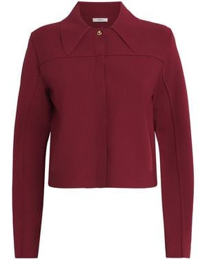 JOSEPH Milano-Knit Gare Compact Jacket - Red