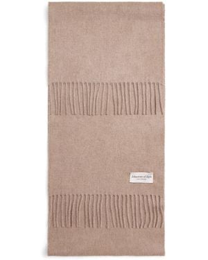 Johnstons of Elgin Natural Cashmere Scarf - Brown