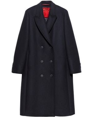 MAX&Co. Wool-Blend Overcoat - Blue
