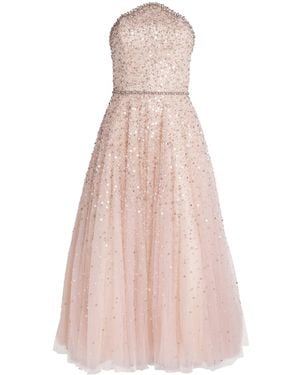 strapless open back dress Alexia Tulle Star Sequin Dress main image 0