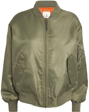 Anine Bing Leon Bomber Jacket - Green