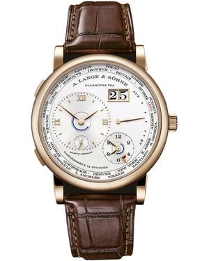 A. Lange & Sohne Lange 1 Time Zone Watch - Metallic