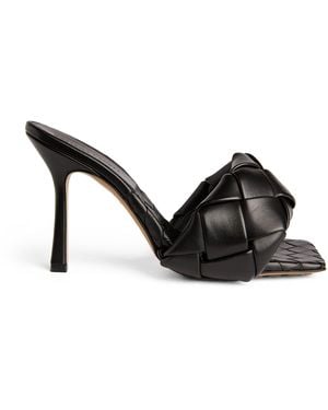 Bottega Veneta Quilted Leather Lido Mules 90 - Black