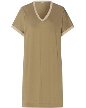 Hanro Cotton-Modal Laura Nightdress - Green