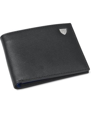 Aspinal of London Leather Bifold Wallet - Black