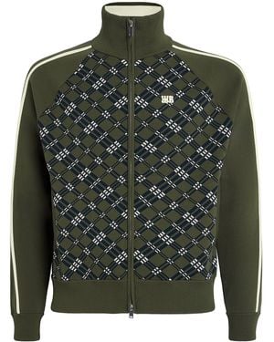 Wales Bonner Power Check Track Jacket - Green