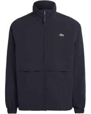 Lacoste Water-Repellent Windbreaker - Blue