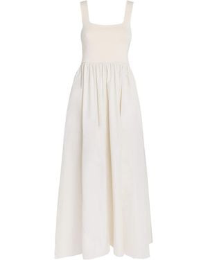 Matteau Organic Cotton Midi Dress - White