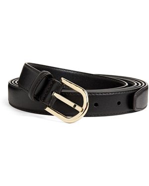 Brioni Leather Belt - Black