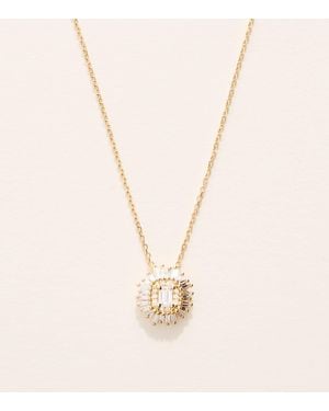 Suzanne Kalan And Diamond One Of A Kind Flower Necklace - Metallic