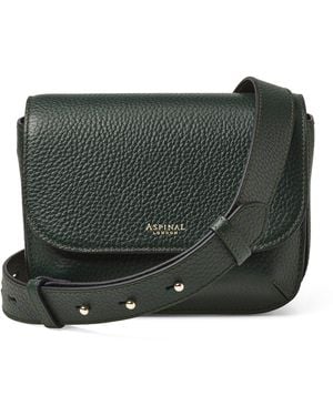 Aspinal of London Leather Ella Cross-Body Bag - Green