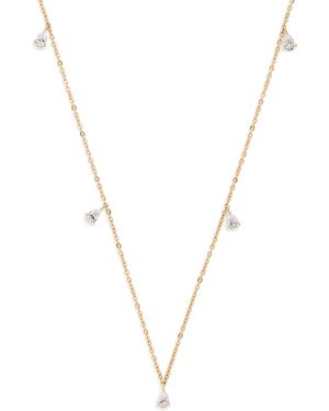 Harrods And Diamond Necklace - Metallic