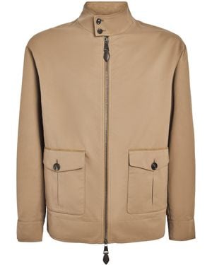 James Purdey & Sons Cotton Dunfee Driving Coat - Natural