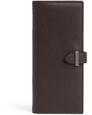 dunhill Long Capra Leather Alfred Wallet - Brown