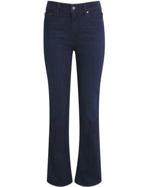 PAIGE Manhattan High-Rise Bootcut Jeans - Blue
