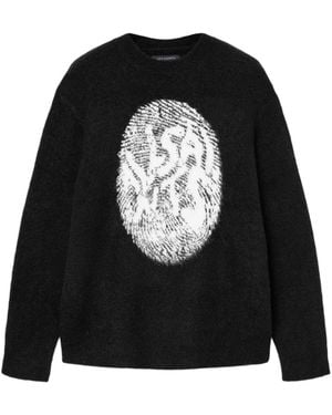 AllSaints Oversized Ridges Jumper - Black