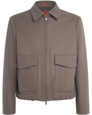Barena Wool-Blend Army Magan Jacket - Brown