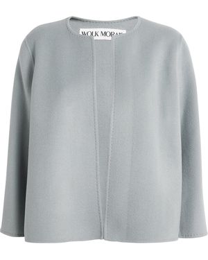 Wolk Morais Cashmere Paletot Jacket - Gray