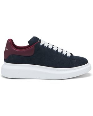 McQueen Leather Oversized Sneakers - Blue
