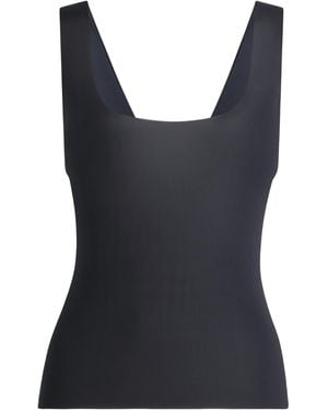 Skims Stretch-Jersey Milky Sheer Tank Top - Black