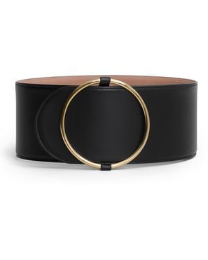 Alaïa Ring-Detail Belt - Black