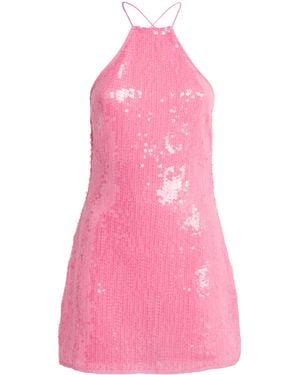 Oséree Sequin Marylin Mini Dress - Pink