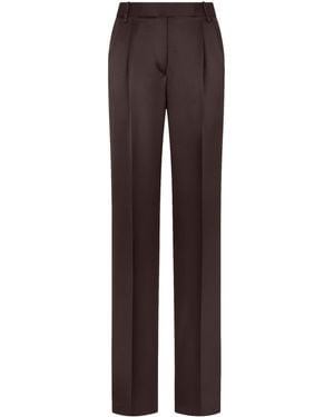 Tom Ford Silk Tailored Pants - Brown