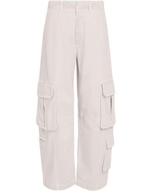 Agolde Ambika Cargo Trousers - White