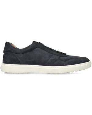 Tod's Suede Elastic Cassetta Sneakers - Blue