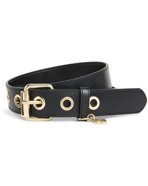 Maje Leather Miss M Belt - Black