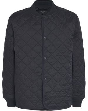 Rag & Bone Quilted Bomber Jacket - Blue