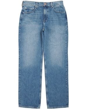 PAIGE Doheny Relaxed Straight Jeans - Blue
