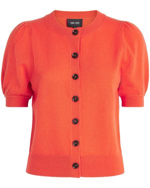 ME+EM Cashmere Cardigan - Red