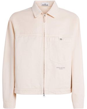 Stone Island Cotton Marina Jacket - Pink