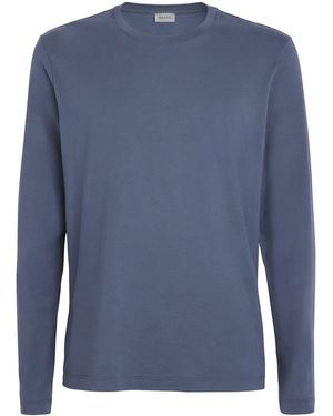 Hanro Cotton Night & Day Living T-Shirt - Blue