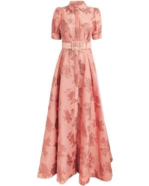 Rebecca Vallance Buttoned Annette Maxi Dress - Pink