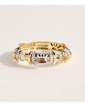 L'Atelier Nawbar And Diamond Lot N*93 Milky Multicharm Ring - Natural