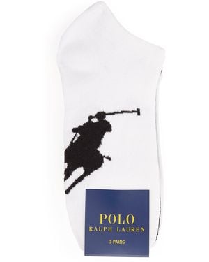 Polo Ralph Lauren Big Polo Pony Socks - White