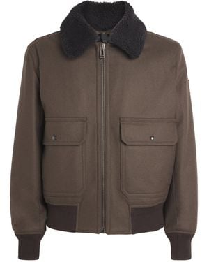 Belstaff Wool-Blend Welder Jacket - Brown