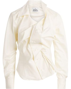 Vivienne Westwood Cotton Drunken Shirt - White