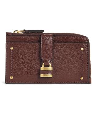 Chloé Small Grained Leather Paddington Purse - Brown