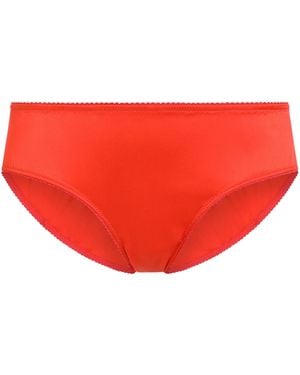 Dolce & Gabbana Silk Briefs - Red